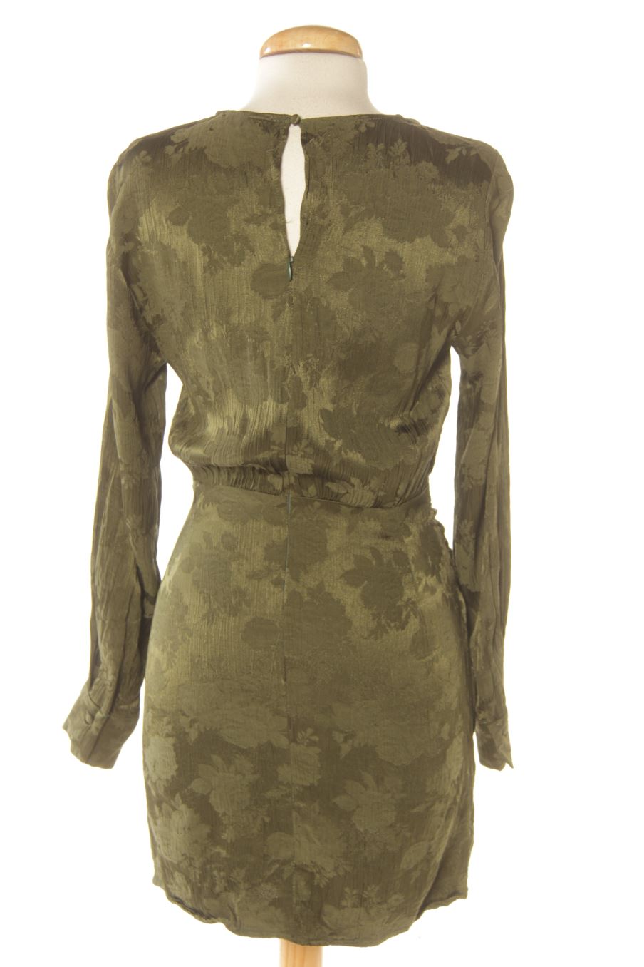 Vestido casual de Mango de la talla S, de color verde