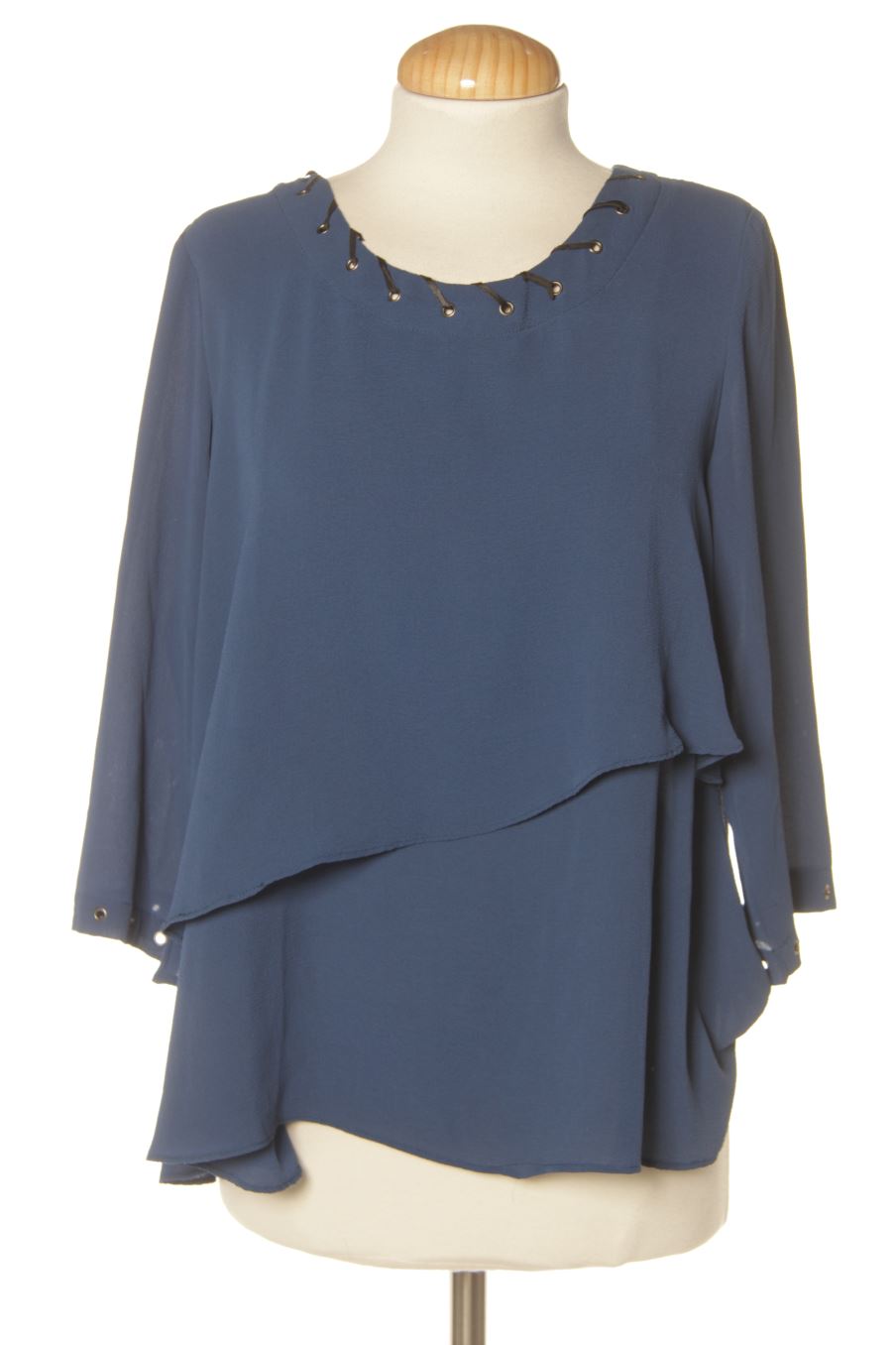 Blusa de manga larga de Jus d`Orange de la talla XS, de color azul