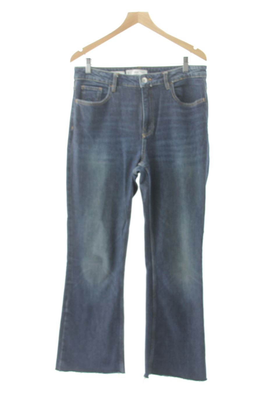 Vaquero de Mango de la talla 42, de color azul de ropa vaquera