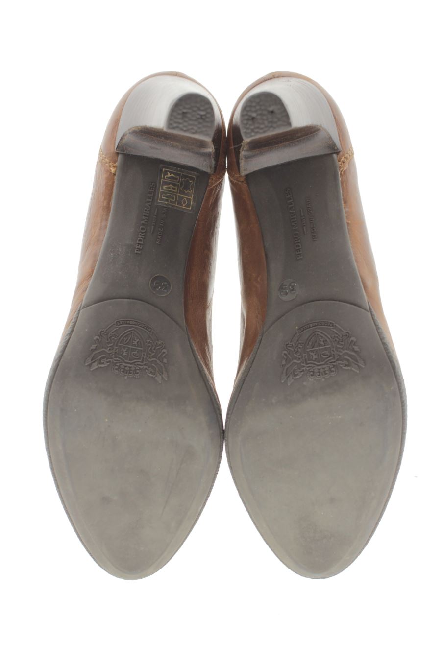 Zapatos de tacon de Pedro Miralles de la talla 39, de color marrón de