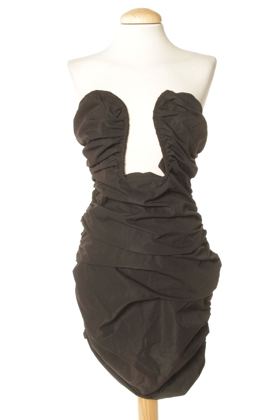 Vestido elegante de PRETTYLITTLETHING de la talla 36, de color negro