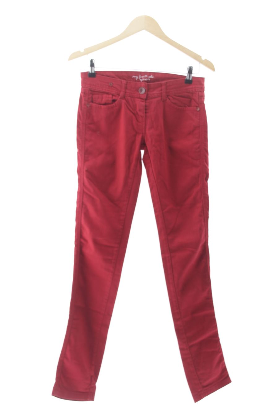 Jeans Pimkie de la taille 36, de couleur rouge de denim