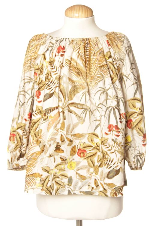 Blusa a maniche lunghe
