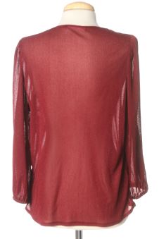 Blusa a maniche lunghe M Mango