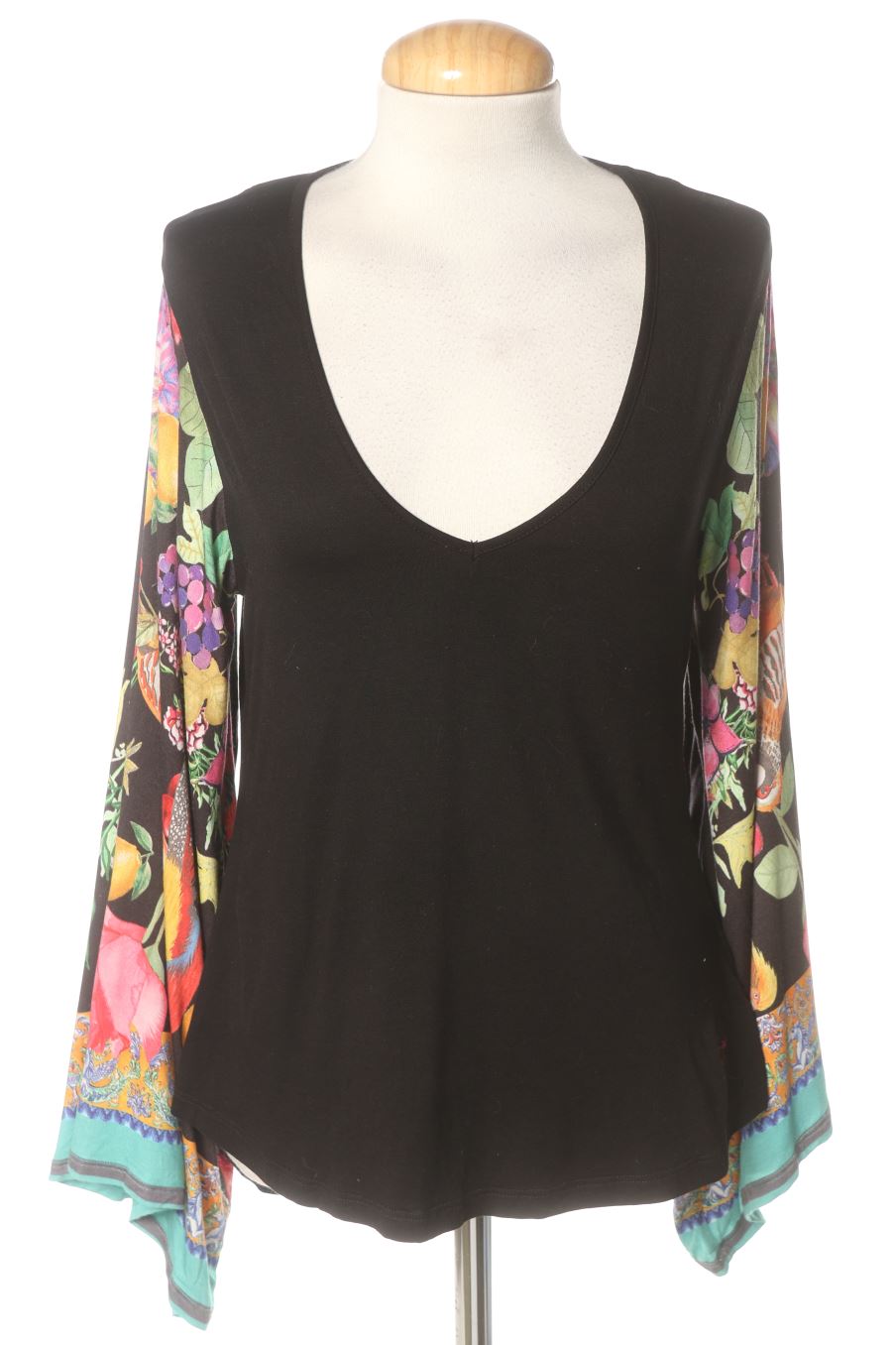 T-Shirt von Desigual Größe M, Farbe Schwarz, für