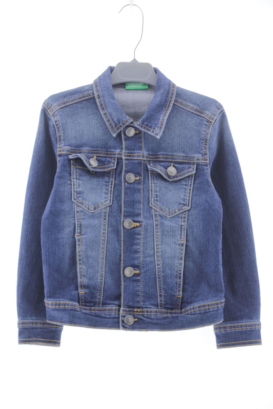 Blouson Benetton de la taille 6 ans de denim de seconde main