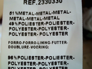 Blusa a maniche corte de Escolá de la talla 42, de color grigio