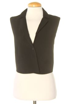 Chaleco de tela S Pull & Bear