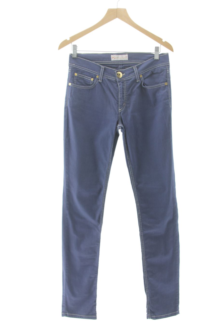 Vaquero de Purificación García de la talla 38, de color azul de ropa vaquera