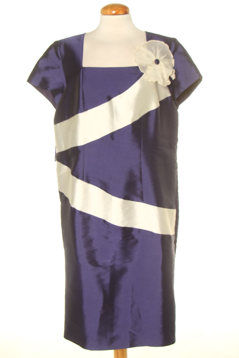 Vestito de Evassé de la talla 52, de color blu oltremare
