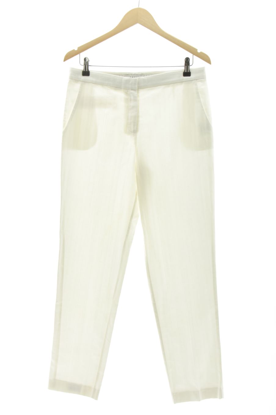 Pantalon Axara de la taille 42, de couleur blanc