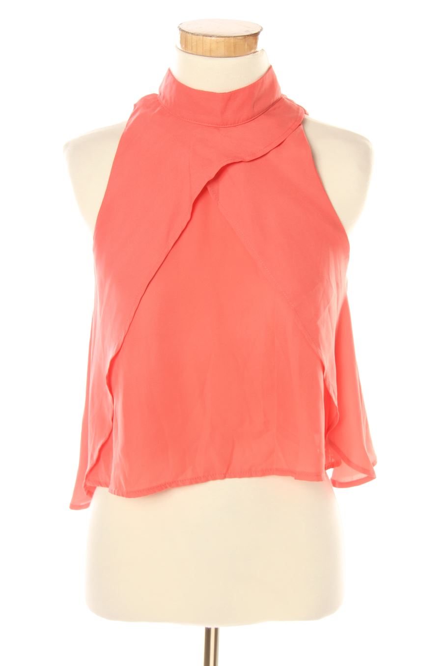Top de Zebra de la talla S, de color coral