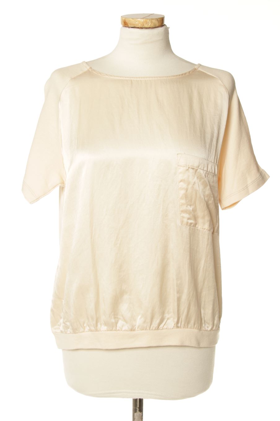 Camiseta de Benetton de la talla 38, de color beige