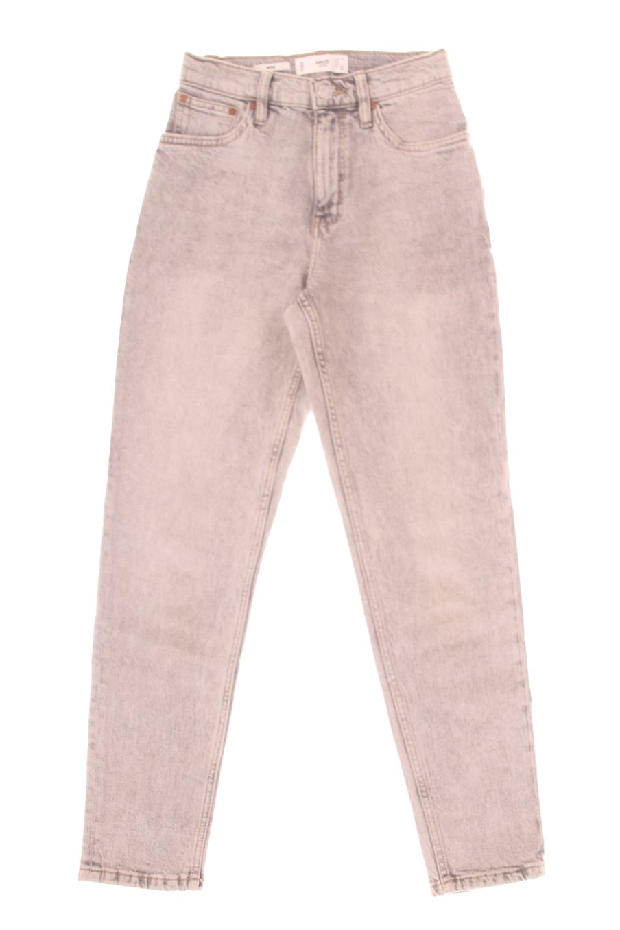 Vaquero de Mango de la talla 32, de color gris de ropa vaquera
