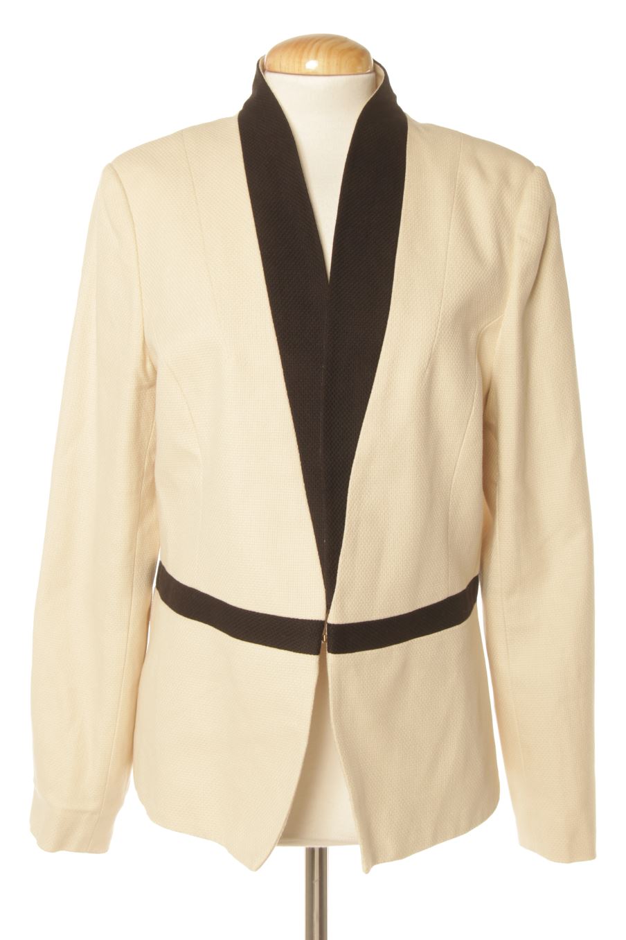 Blazer de Violeta by Mango de la talla 46 de color beige