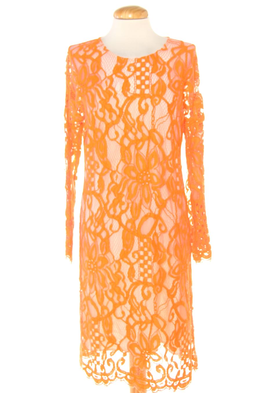 Robe casual Intropia de la taille 38, de couleur orange