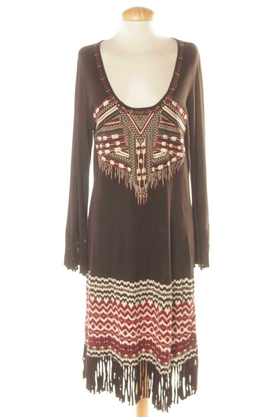 Einfaches Kleid von Niza Größe 44, Farbe Schwarz, für