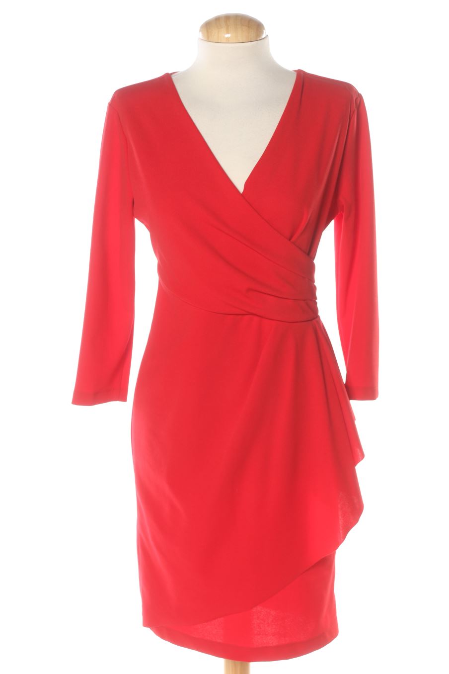 Robe casual Teria Yabar de la taille S, de couleur rouge