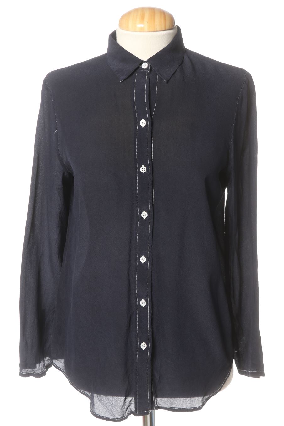 Chemise Zara de la taille S, de couleur bleu marine