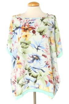 Blouse à manches courtes XL Made in italy