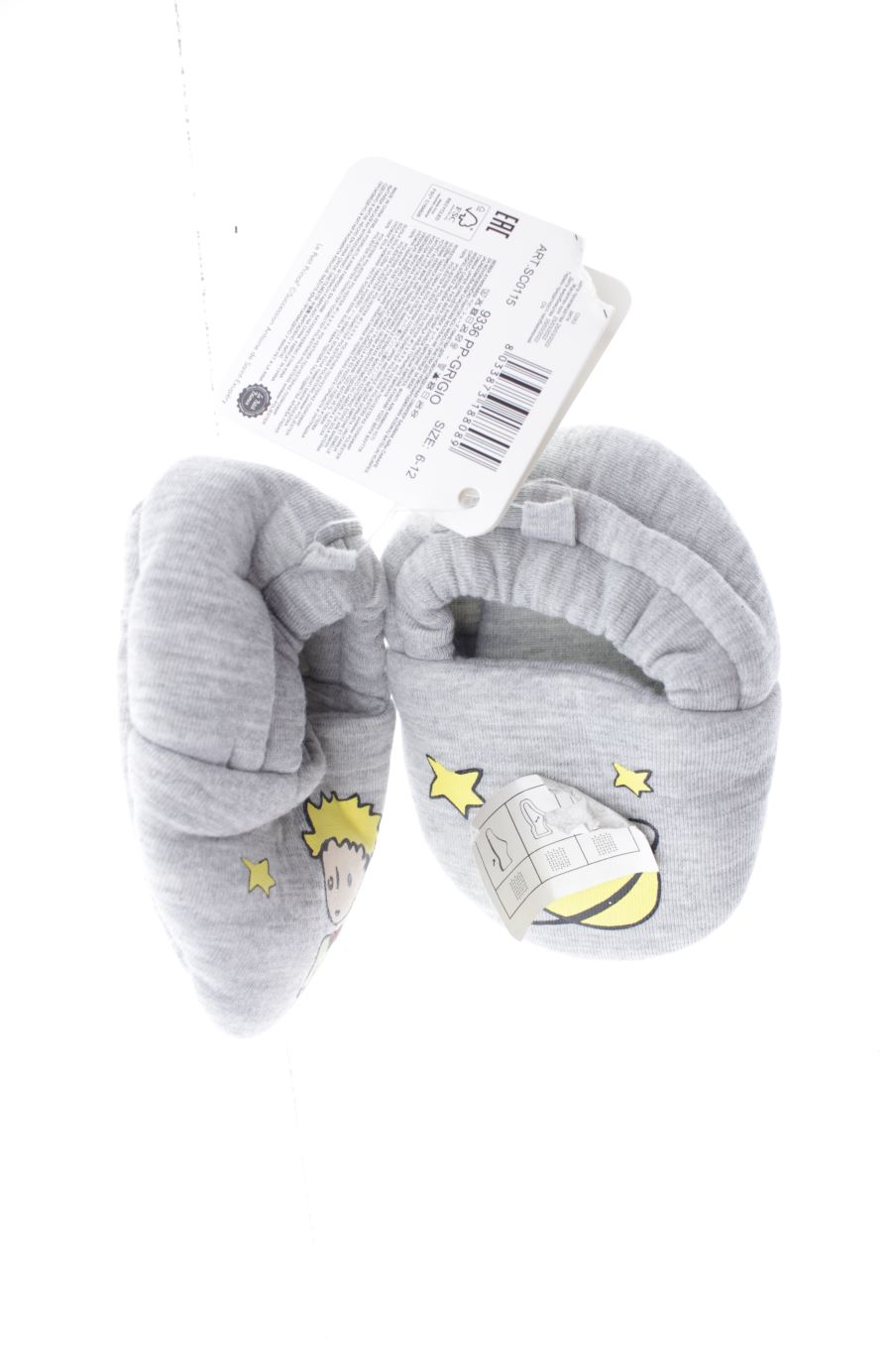 Chaussures toile bébé Calzedonia de la taille 9 mois avec une étiquette