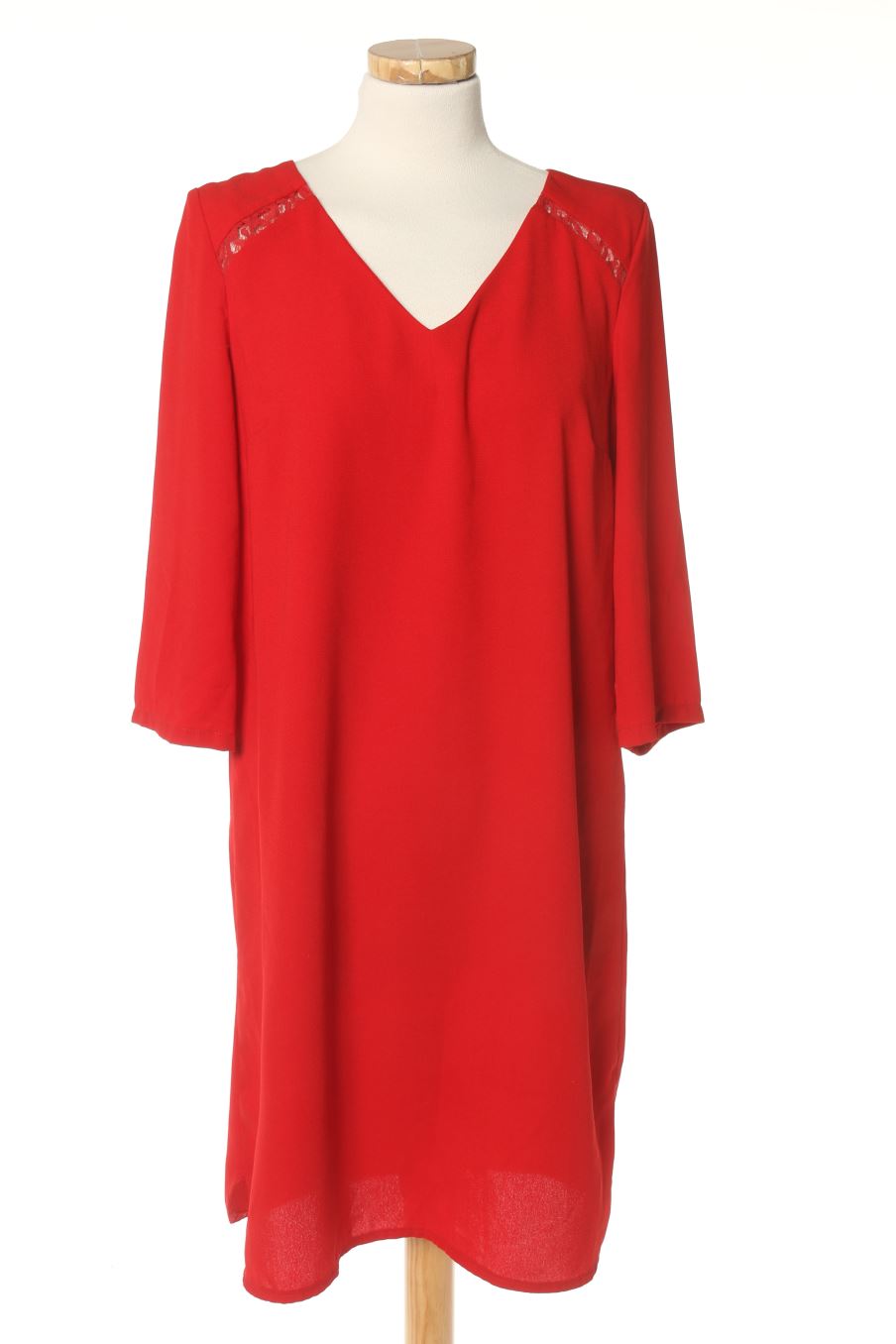 Robe casual Camaieu de la taille 40, de couleur rouge