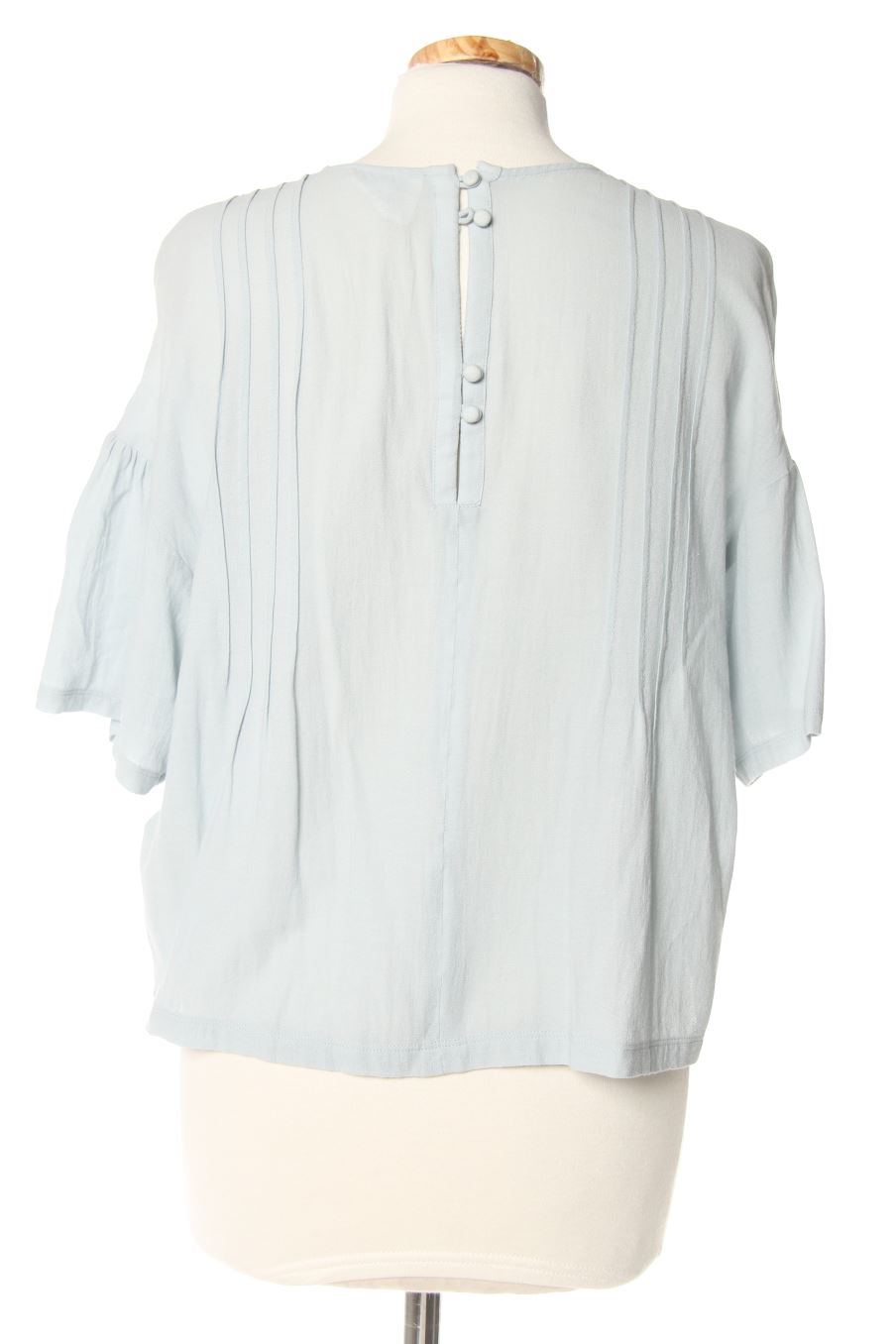 Blouse à manches courtes BIMBA Y LOLA de la taille S, de couleur bleu