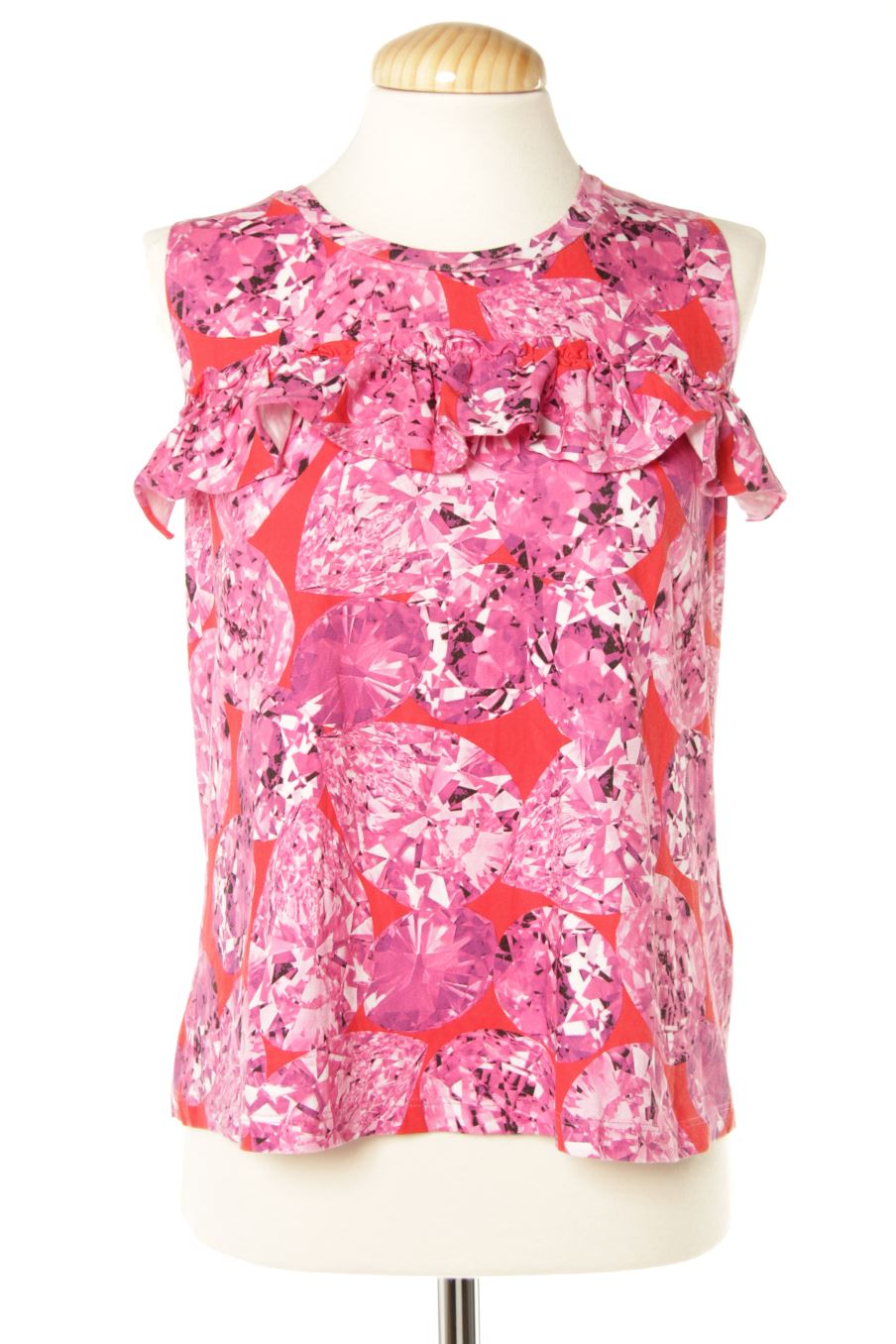 Top BIMBA Y LOLA de la taille XS, de couleur imprimés