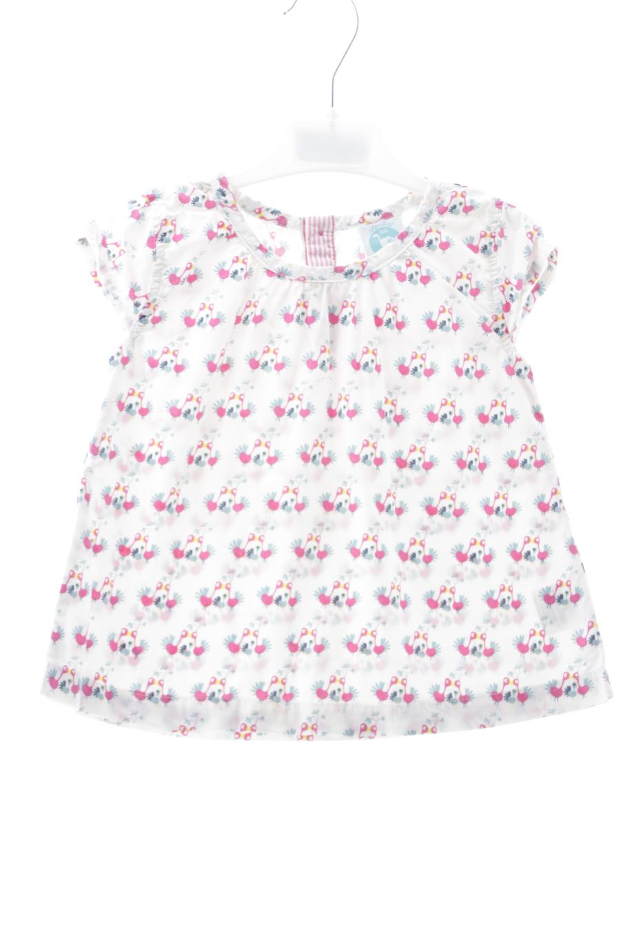 Blouse à manches courtes La Queue du chat de la taille 2 ans de seconde main