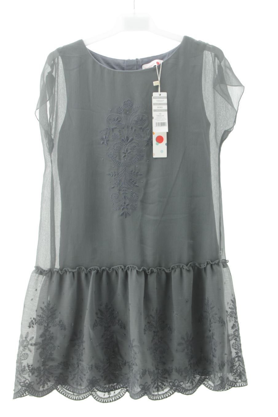 Mit Etikett Boboli Aufwändiges Kleid Größe 140