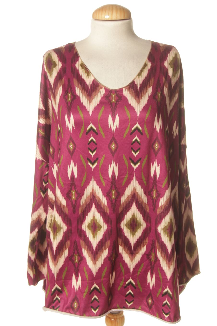 Blouse à manches longues Made in italy de la taille L, de couleur imprimés