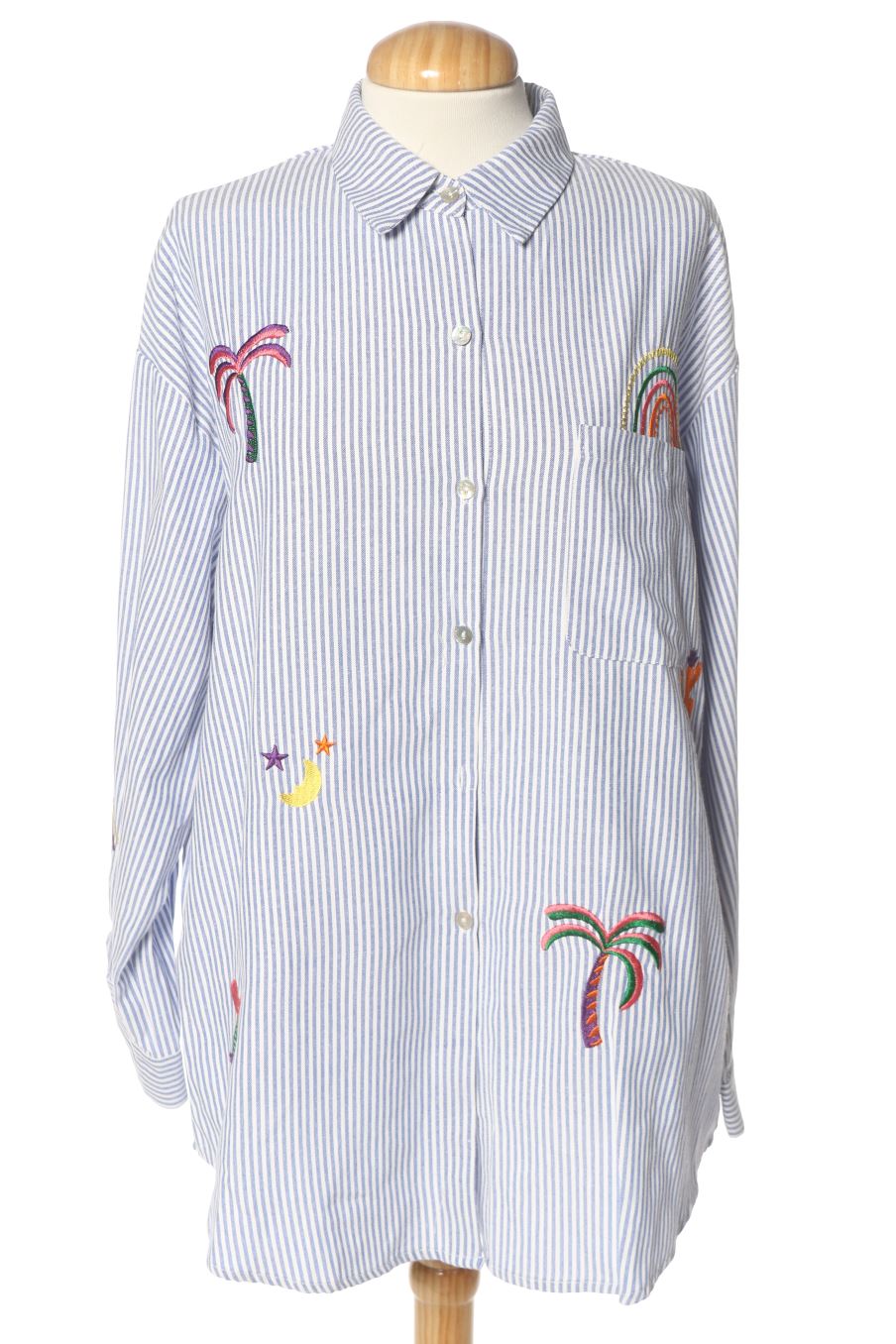 Chemise carlota & co de la taille L, de couleur rayures