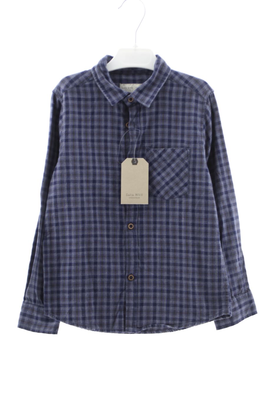 Chemise manches longues Zara de la taille 4 ans avec une étiquette