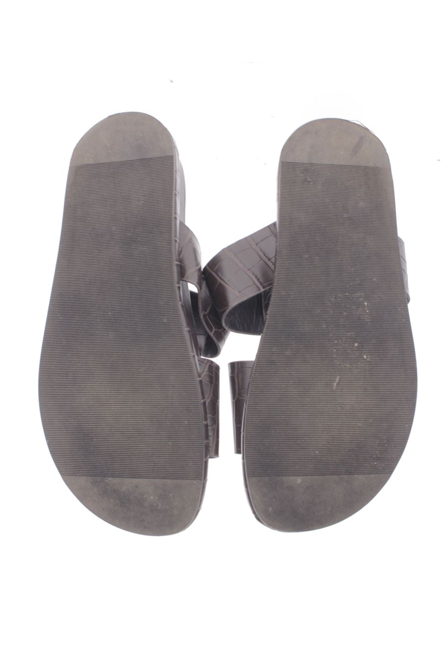 Sandalias planas de H&M de la talla 37, de color marrón de