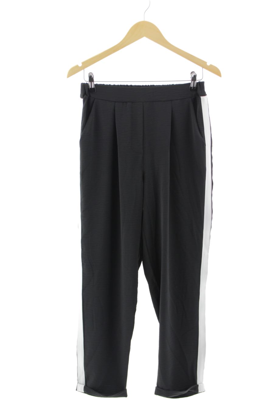 Pantalon Casual Valentina de la taille M, de couleur noir