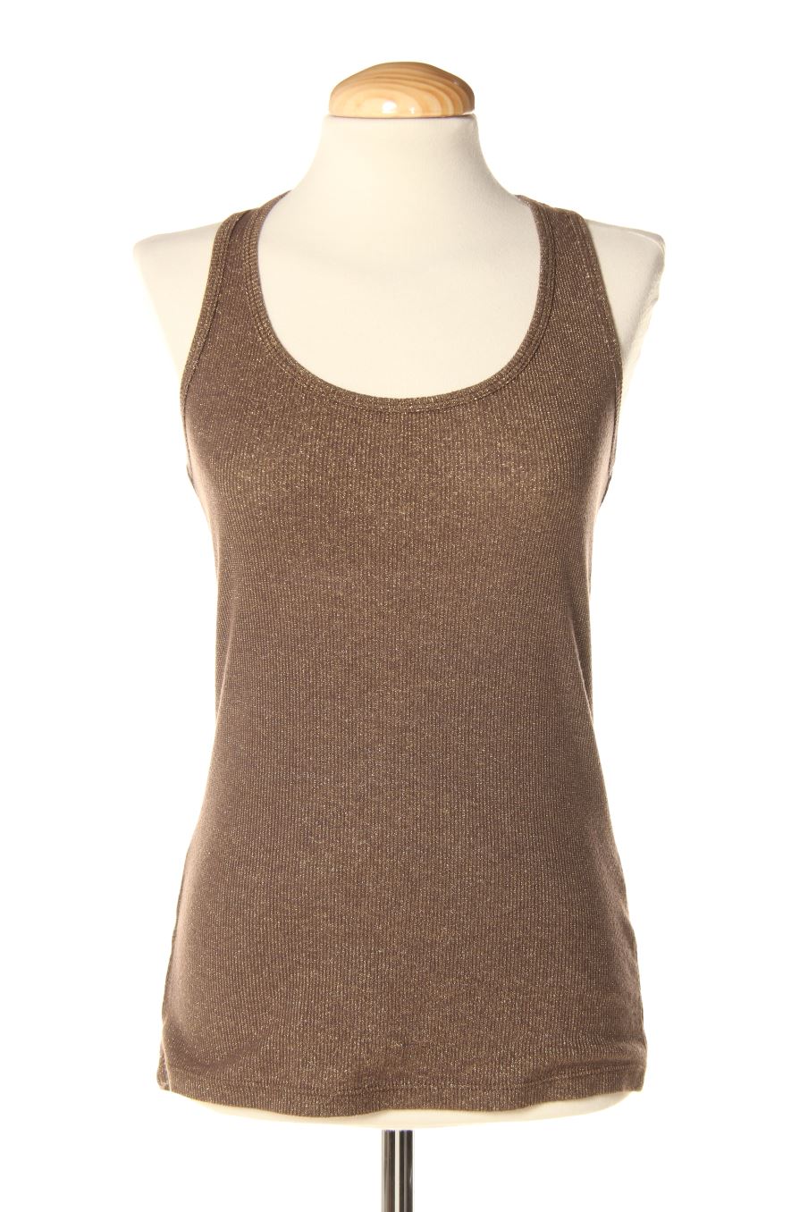 Débardeur Stradivarius de la taille M, de couleur doré