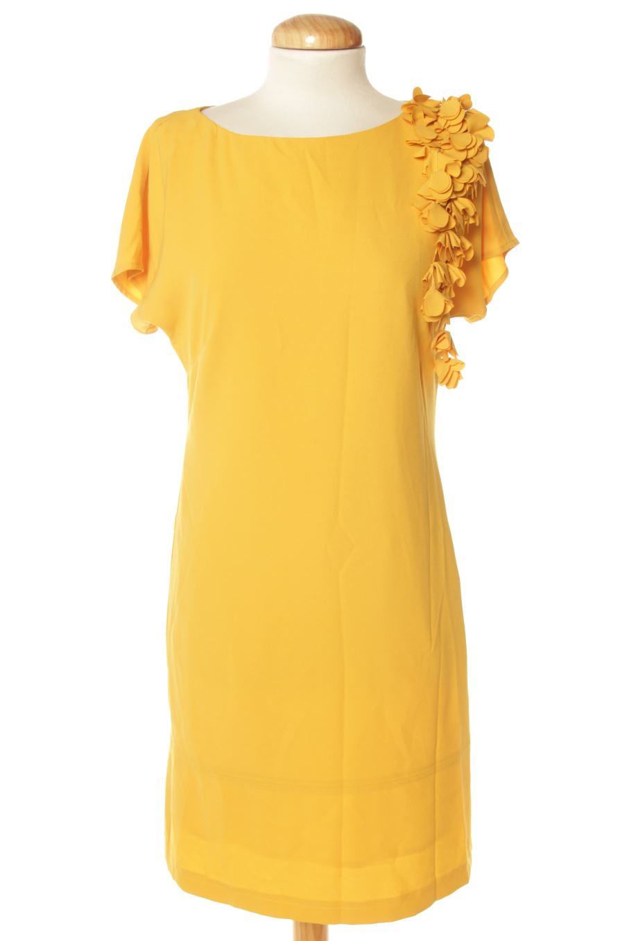 Einfaches Kleid von El Corte Ingles Größe M, Farbe Senfgelb, für