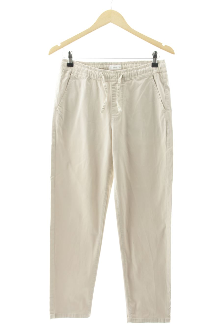 Pantalon Casual Mango de la taille S, de couleur beige de denim