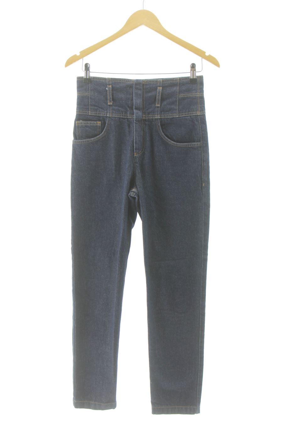 Jeans Mango de la taille 34, de couleur bleu marine de denim
