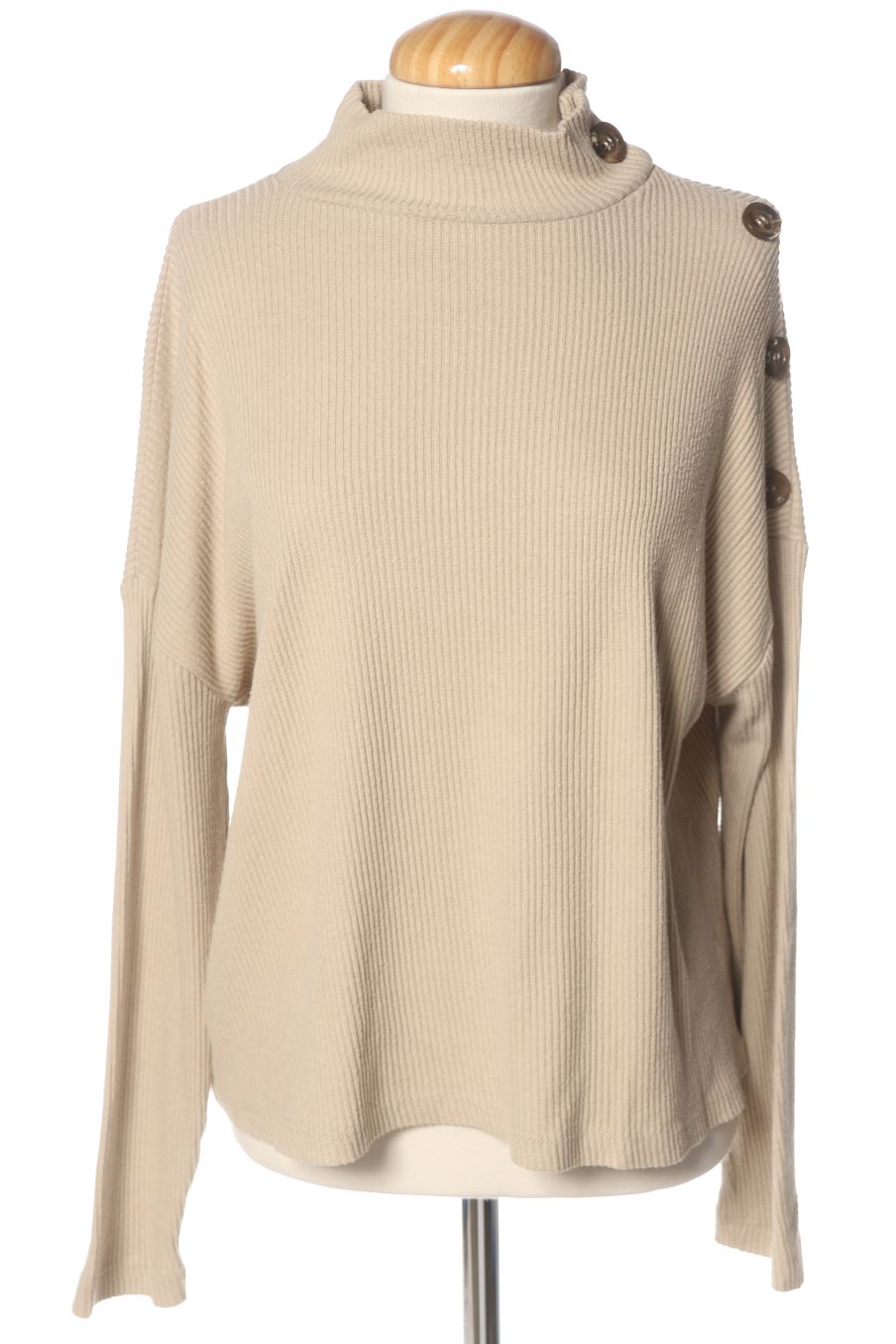 Jersey de Stradivarius de la talla M, de color beige