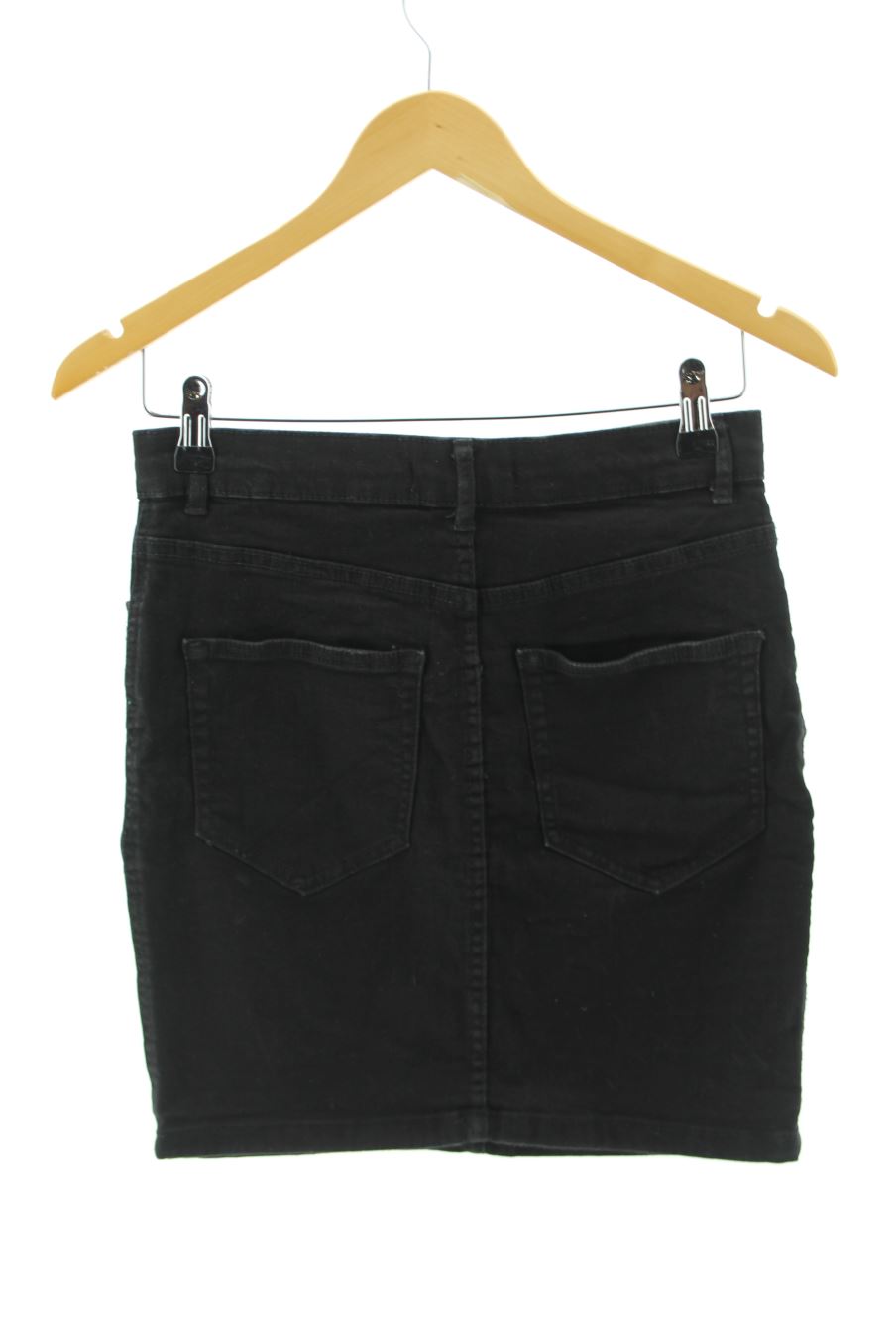 Jupe Amisu de la taille 38, de couleur noir de denim