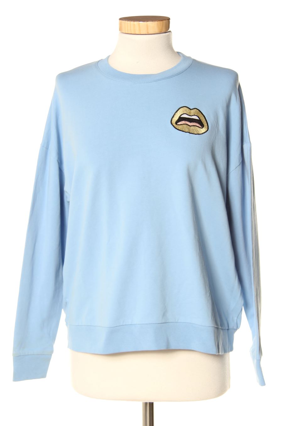 Camiseta de manga larga de Yazbukey de la talla XS, de color azul