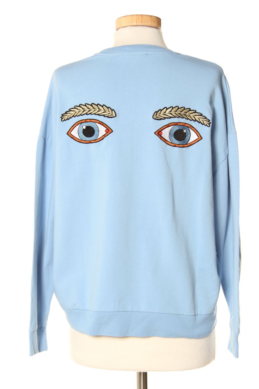 Camiseta de manga larga de Yazbukey de la talla XS, de color azul
