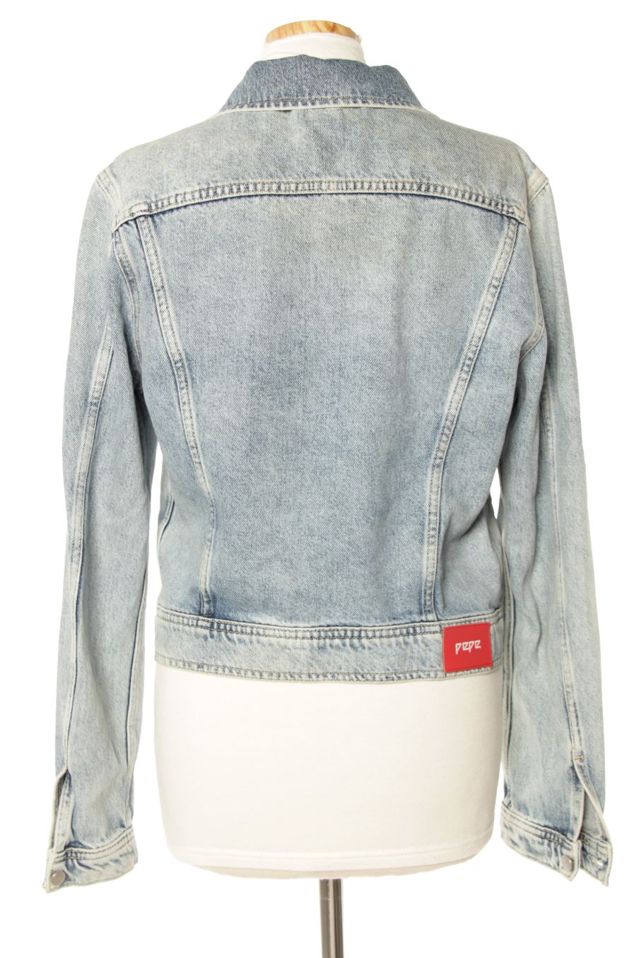 Blouson Pepe Jeans de la taille XL, de couleur bleu de denim