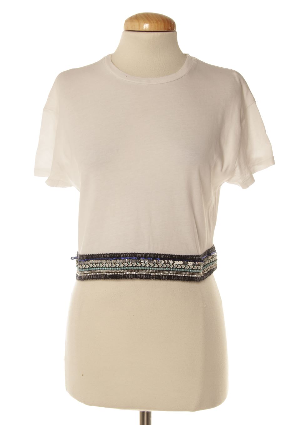 T-Shirt von Subdued Größe S, Farbe Weiss, für