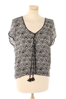 Kurzärmelige Bluse S Stradivarius, Foto 1 von 2