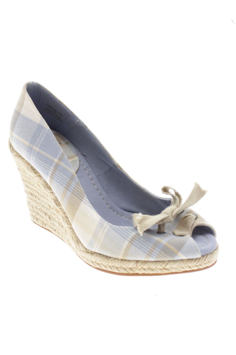 Sandalias tacon de Stradivarius de la talla 37, de color cuadros de