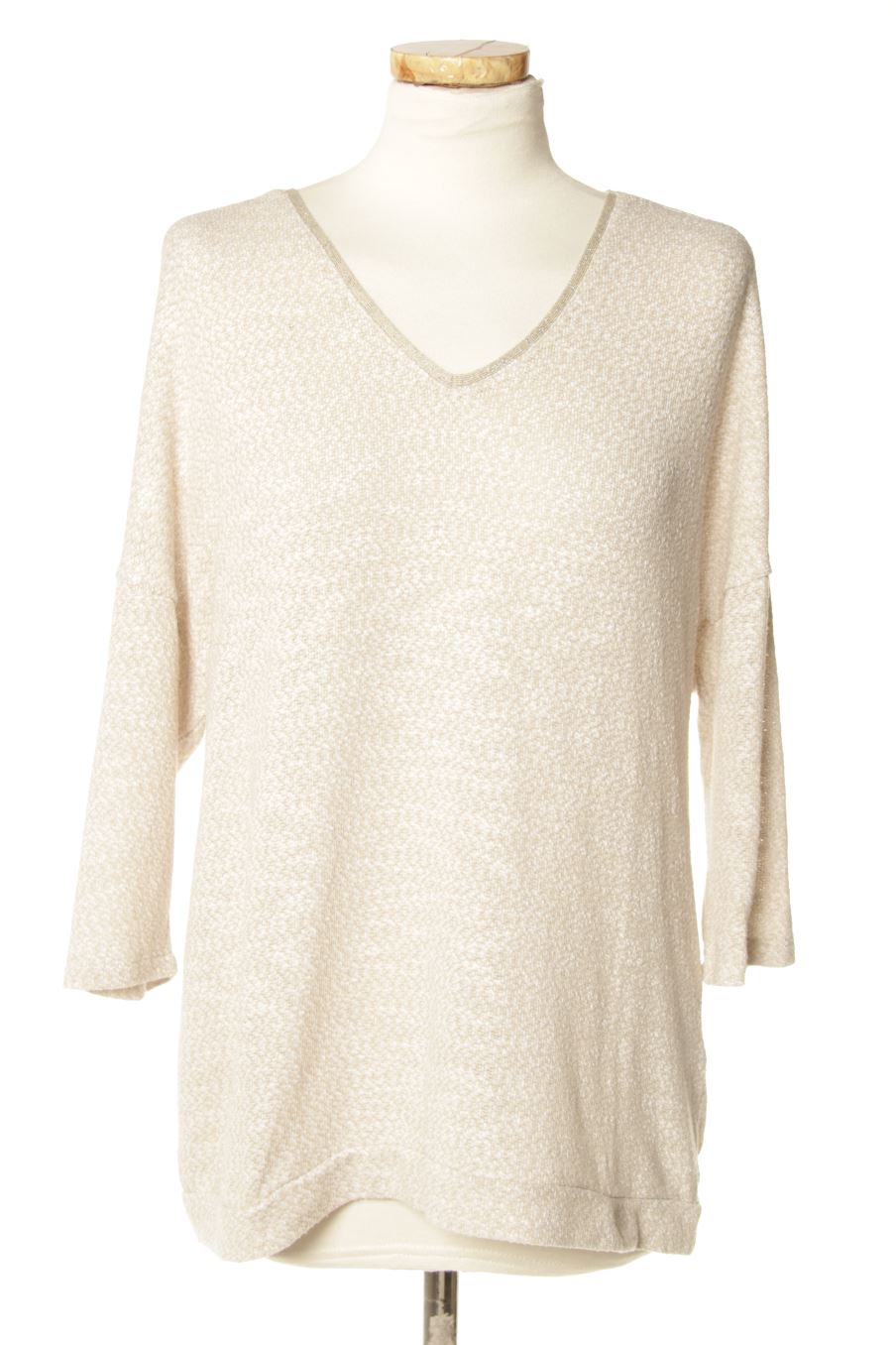 Pull Bréal Collection de la taille L, de couleur beige