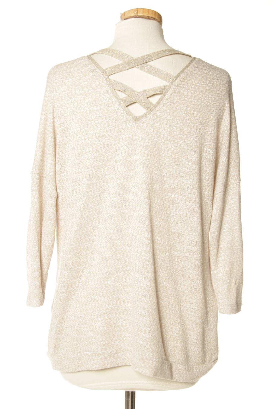 Pull Bréal Collection de la taille L, de couleur beige