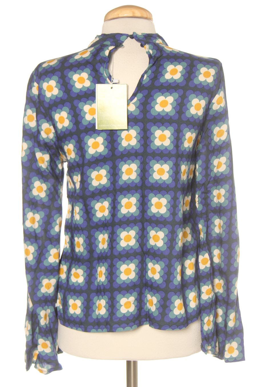 Blouse à manches longues Compañía Fantástica de la taille XS, de couleur fleurs